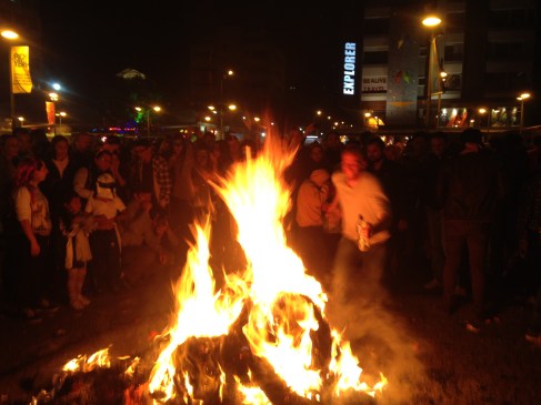 Foch Square - Minutes before midnight
